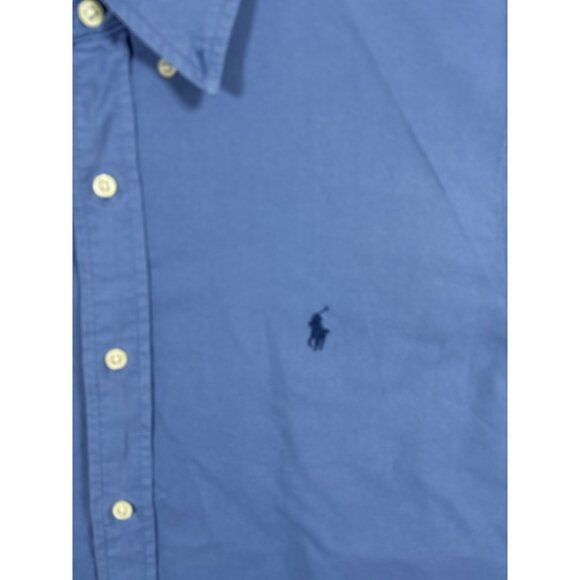 Ralph Lauren Mens Blue Classic Fit Button-Down Shirt L - Picture 2 of 10